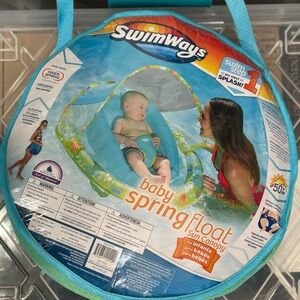 SwimWays Baby Spring Float with Adjustable Canopy - color Octopus